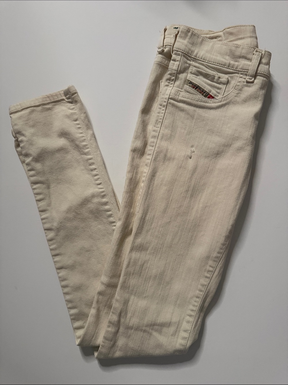Diesel Cream Skinny Jeans - Women's Slim Fit